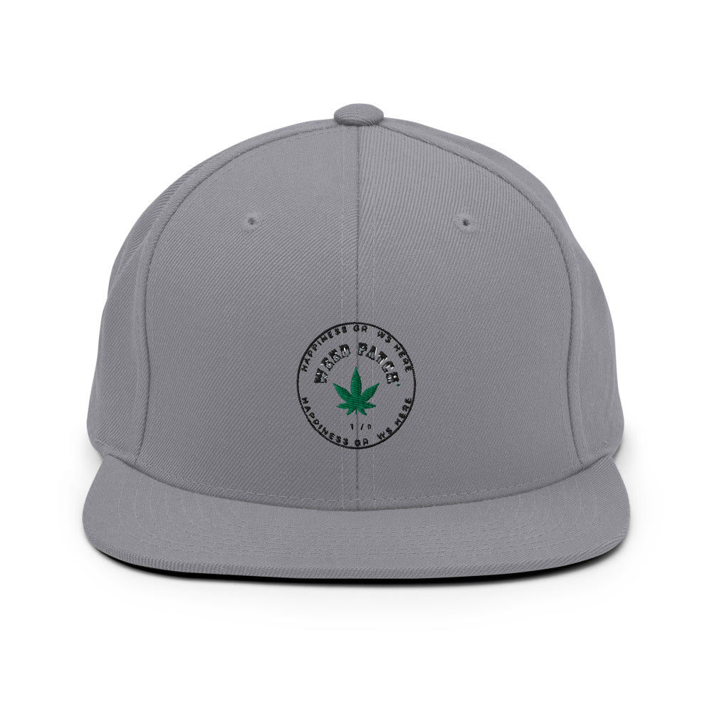 Weed Patch Retro Snapback Hat