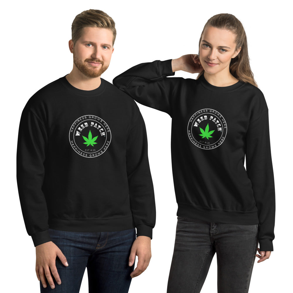 Weed Patch Unisex Crew Neck Sweatshirt