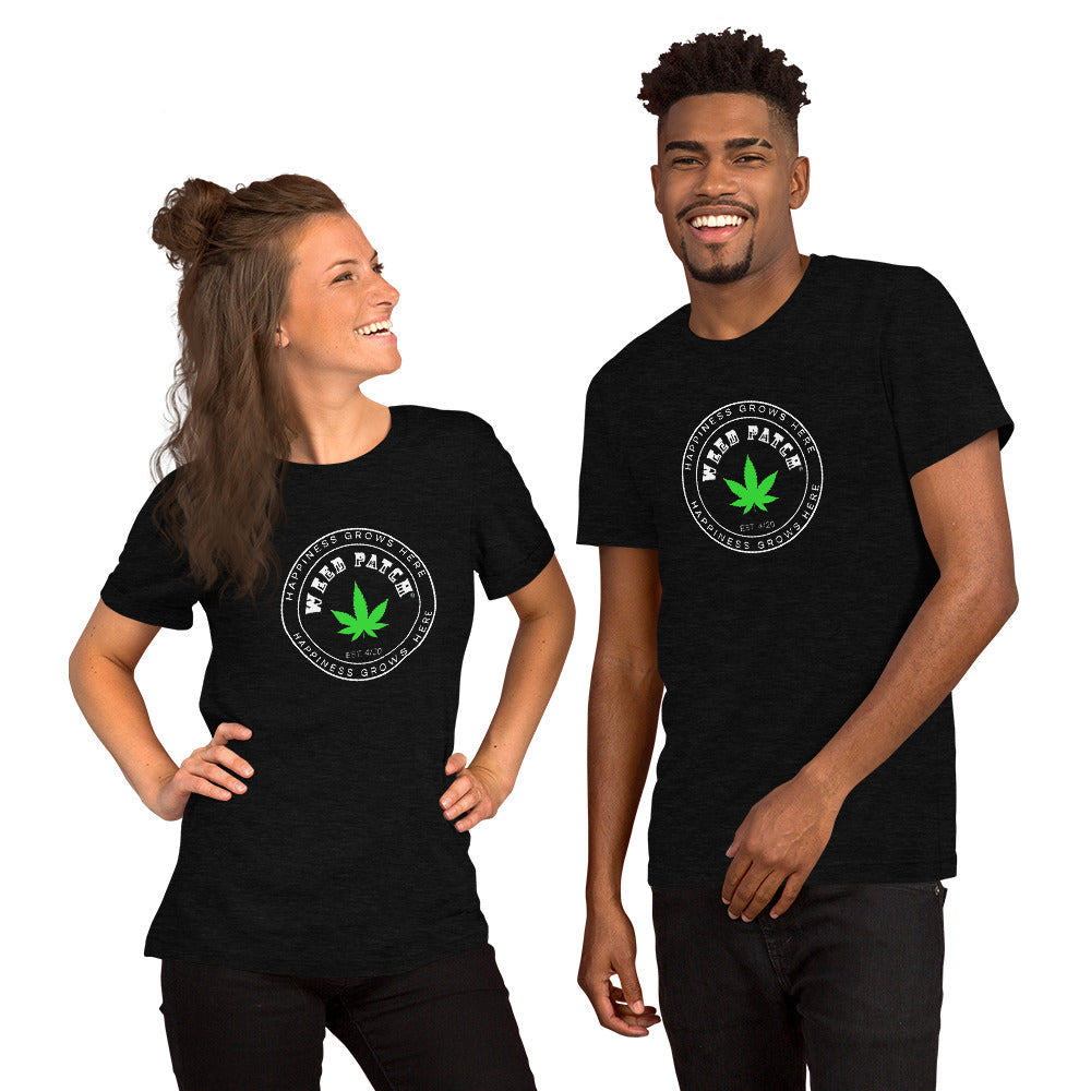 Weed Patch Short-Sleeve Unisex Bella T-Shirt